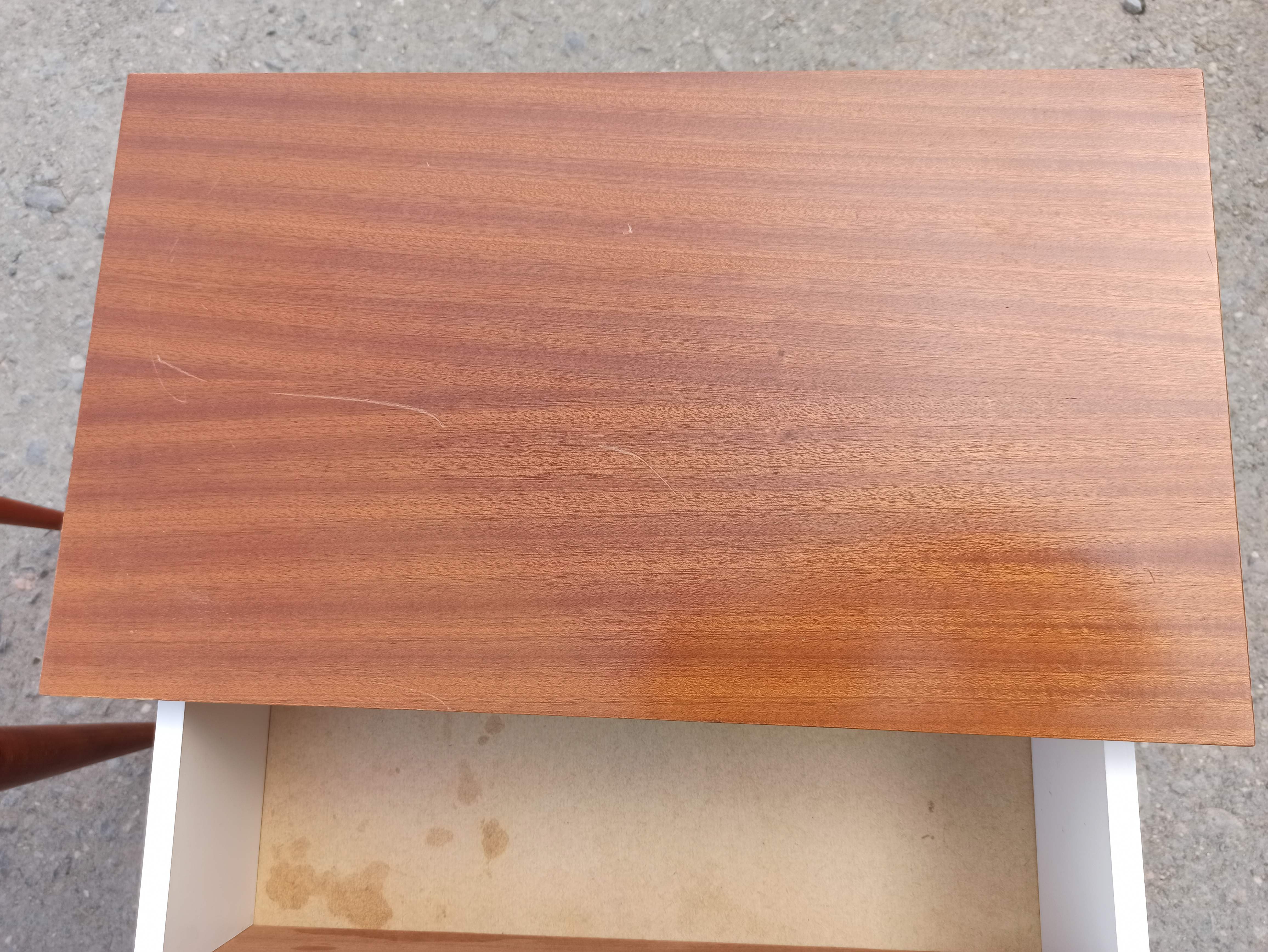 Pair of 50s Scandinavian style bedside tables