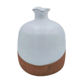 Antonio Naharro enamelled terracotta pitcher vase