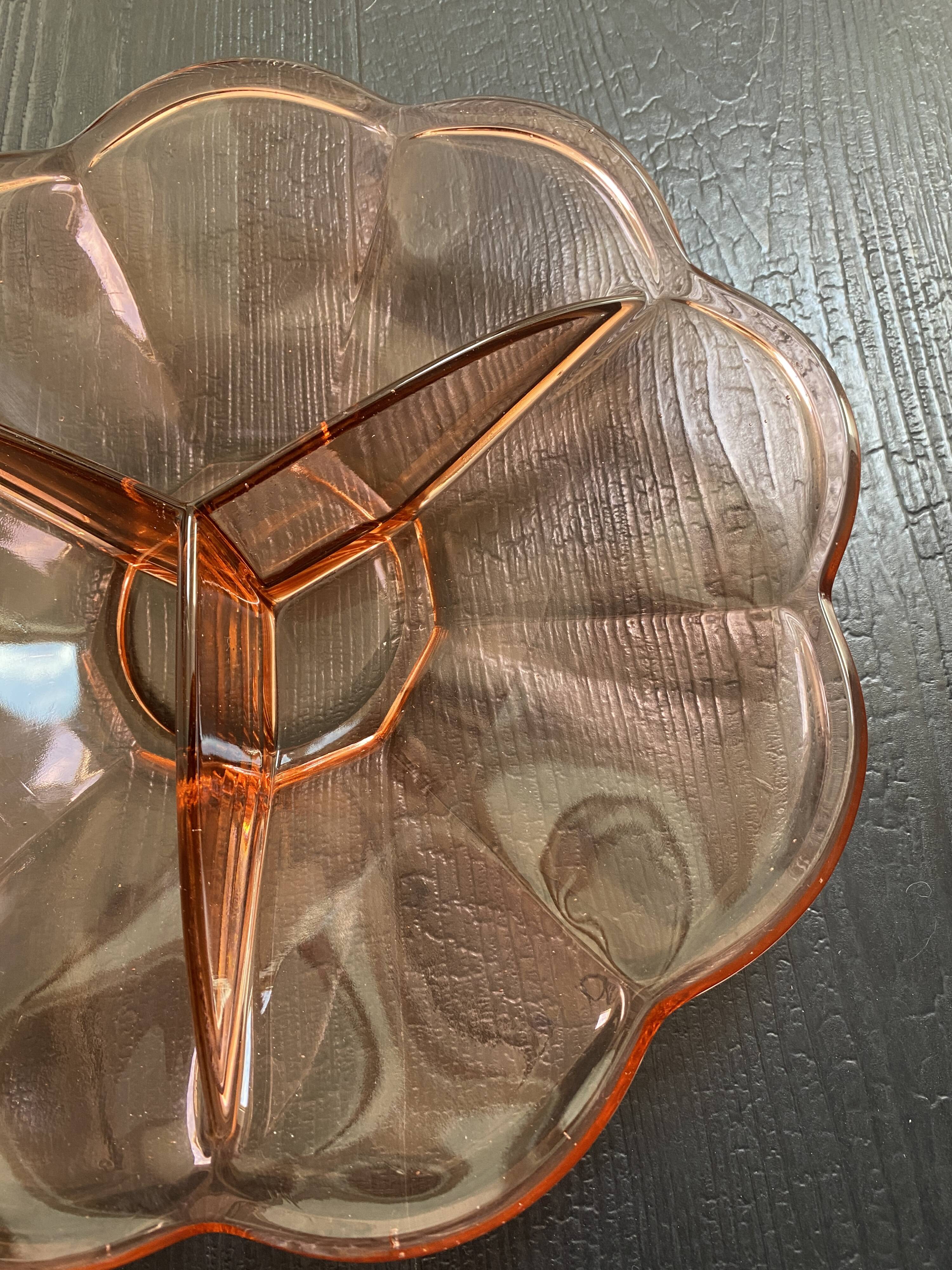 Vintage Rosaline fruit dish in perfect condition