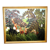 Tableau "Paysage exotique"