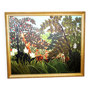 Tableau "Paysage exotique"