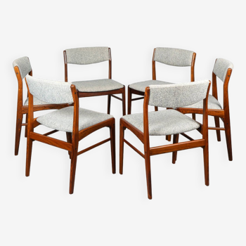 Set of 6 Rosewood Dining Chairs by Thorsø Møbelfabrik, Denmark