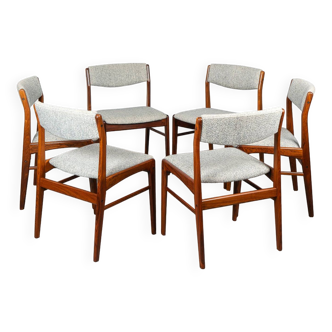 Set of 6 Rosewood Dining Chairs by Thorsø Møbelfabrik, Denmark