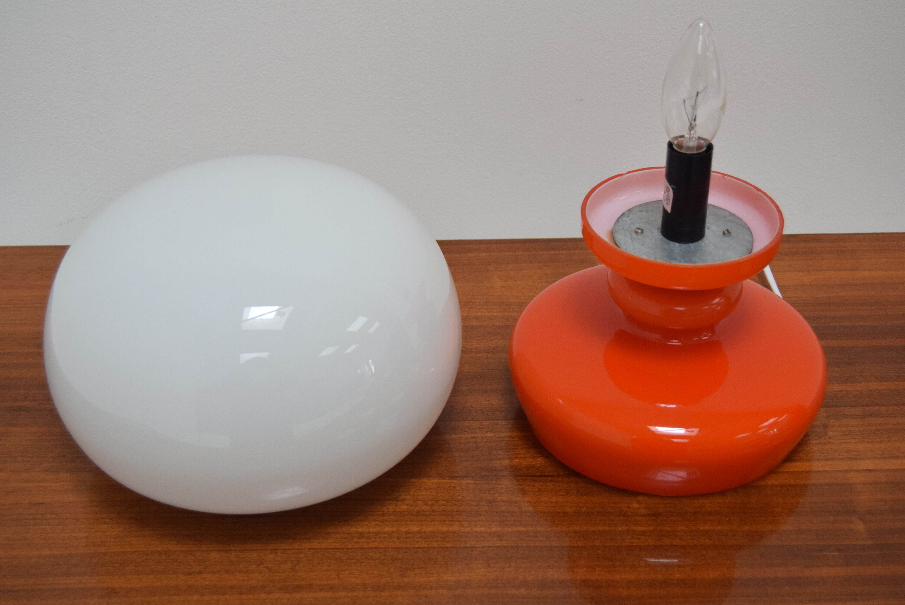 All Glass table lamp by Valasske Mezirici,1970’s.