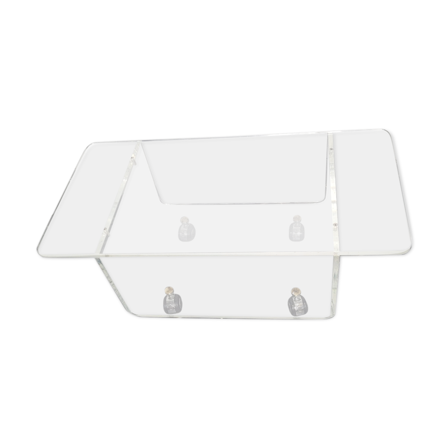 Plexiglas coffee table from the 70s