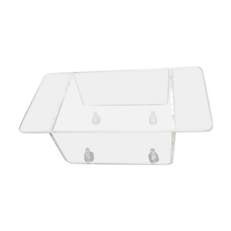 Plexiglas coffee table from the 70s