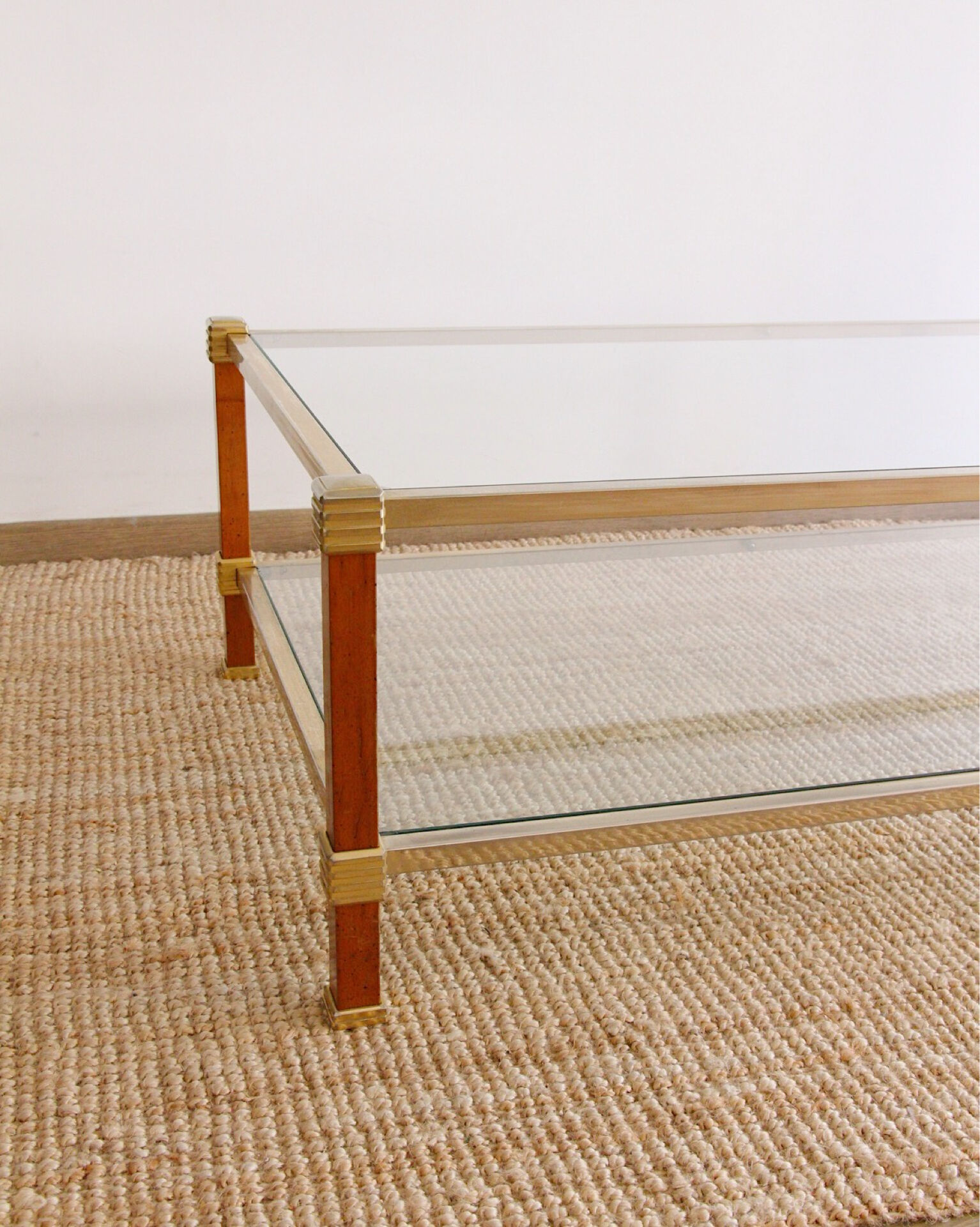 1970s double-top coffee table