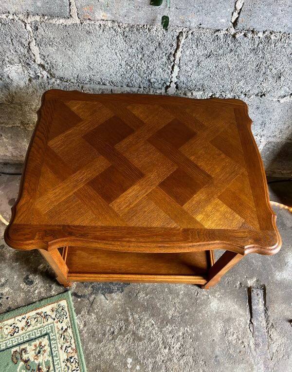 Vintage Napoleon III sideboard in solid oak.