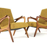Armchair 'Rondeling'  yellow | 2 pieces in stock - dutch mid century modern
