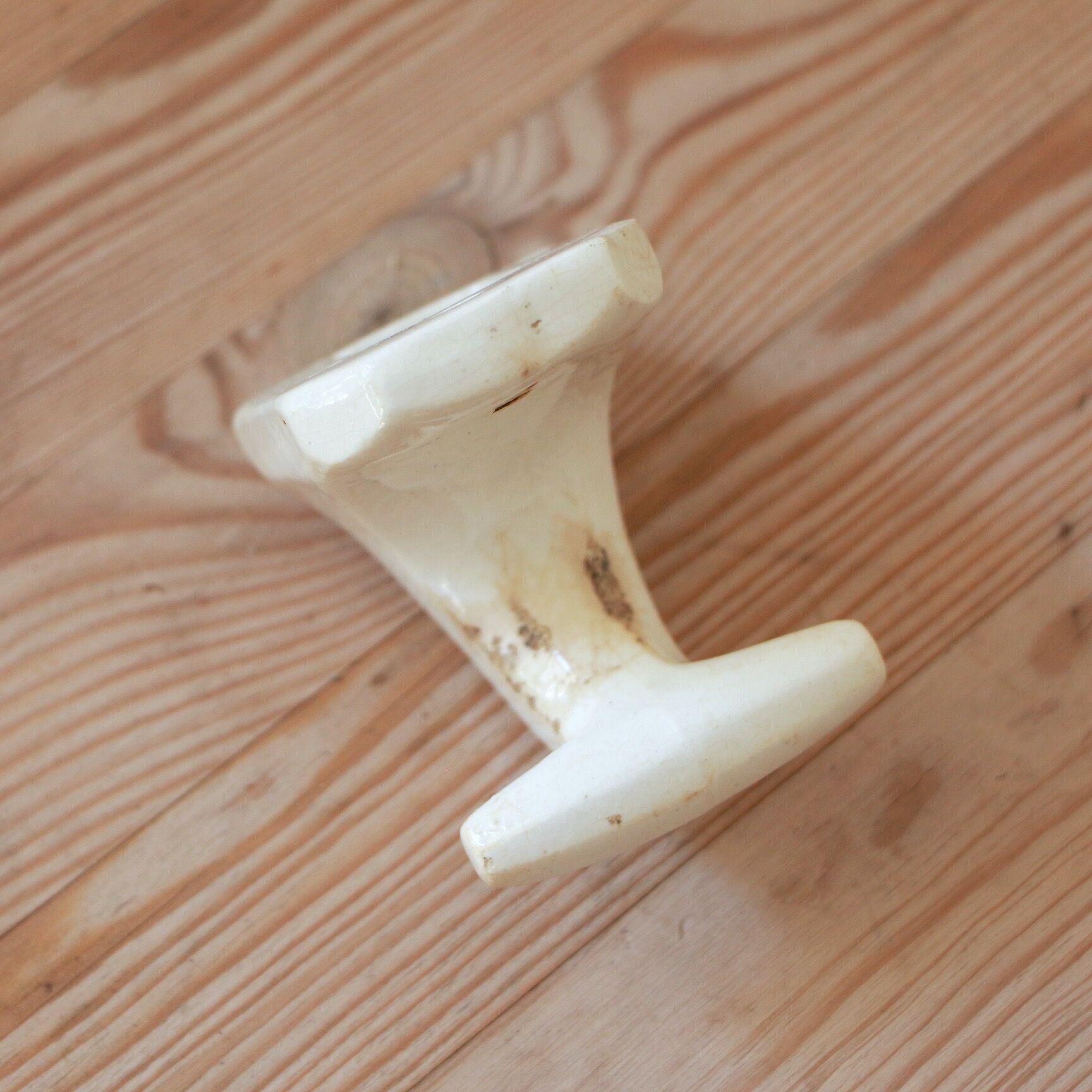 Old patère in Paris earthenware