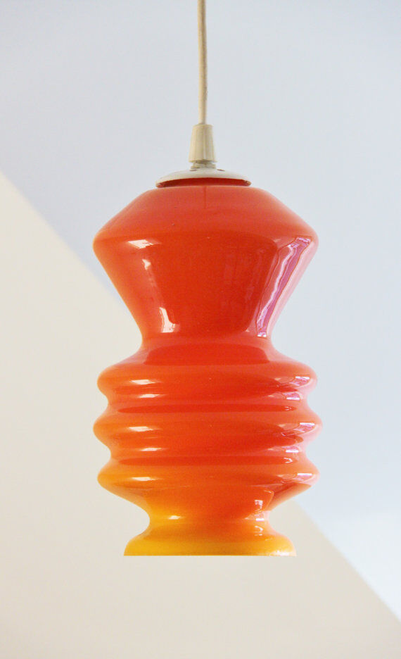 Lampe design années 70