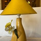 Ceramic table lamp and decorative pot 1980