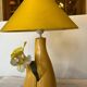 Ceramic table lamp and decorative pot 1980