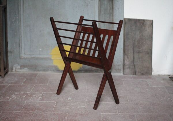Porte-revue Cees braakman vintage, porte-revue pliant bois