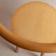 Light Wood Vintage Chair - 1980s Italian Minimalist, Japanese-Inspired, Solid Wood, Batch of 2