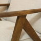 Pair of vintage armchairs design year 60 in oak