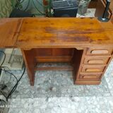 Vintage 50s desk in solid oak