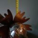 Lampe fleur, style Maison Jansen, années 70