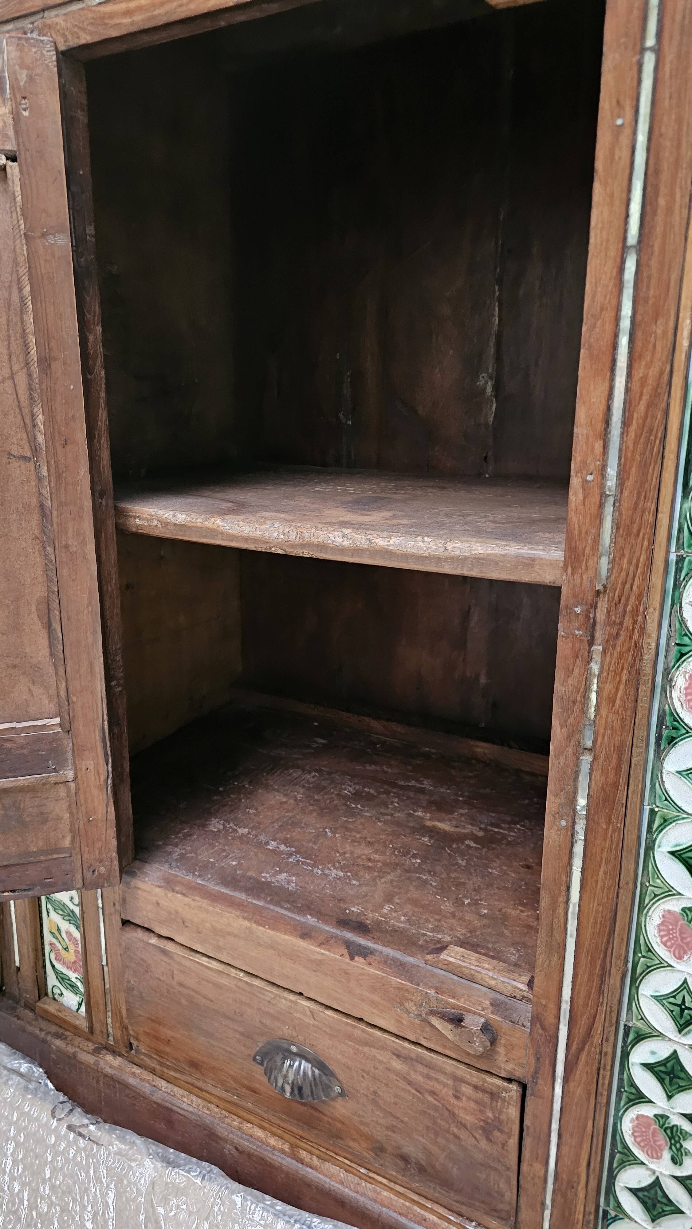 Colonial sideboard in Burmese teak