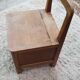 Chaise coffre à abattant pour enfant