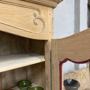 Louis XV library in raw wood
