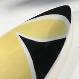 Plat • Centre de Table Vintage • « 9736 » • Kovács István • Zsolnay • 1962