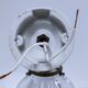 Articulated wall light glass Holophane brass porcelain