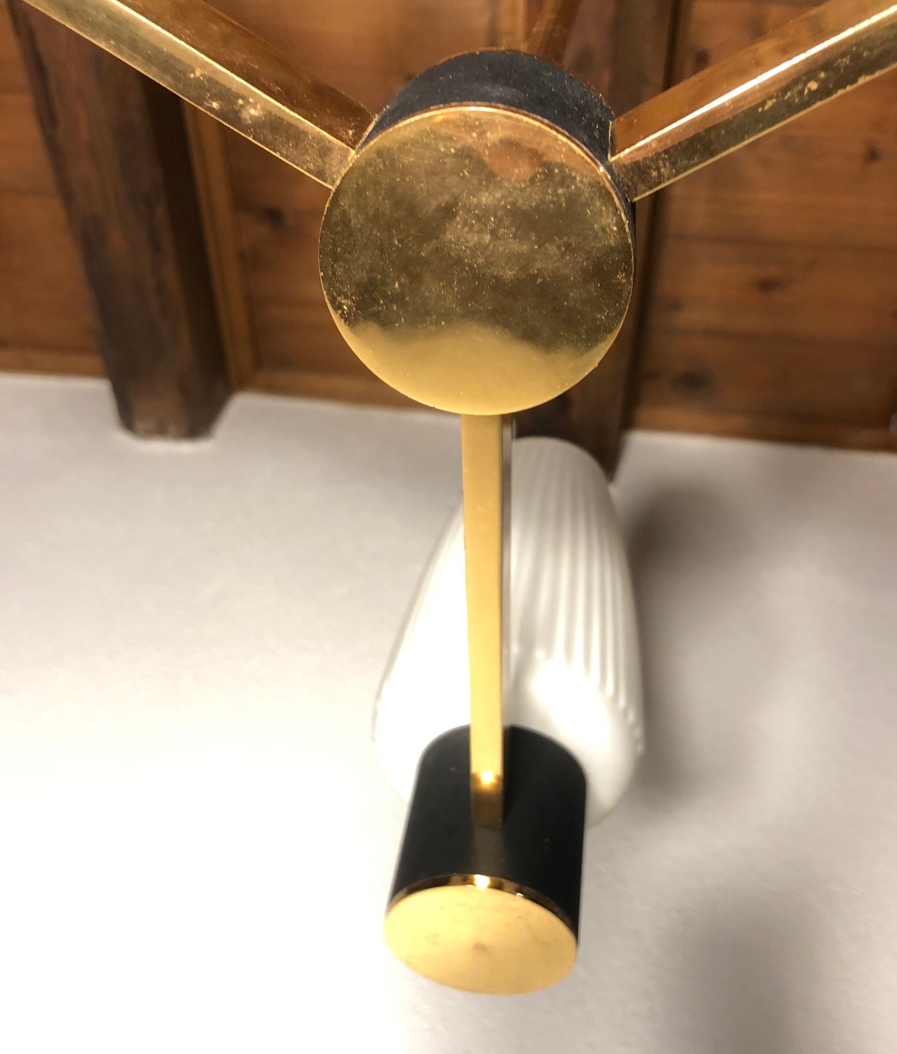 Arlus suspension chandelier 3 branches and tulips