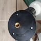 Lampe égyptienne osiris  bronze teck vintage  avec ecrin