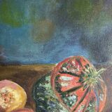 Modern School, 20th Century - Oil on canvas - Still life with fruit - 1999