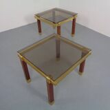 French Side Tables, 1970s, Set of 2
