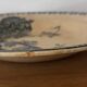 Old hollow plate Gien Terre de Fer Peafowl