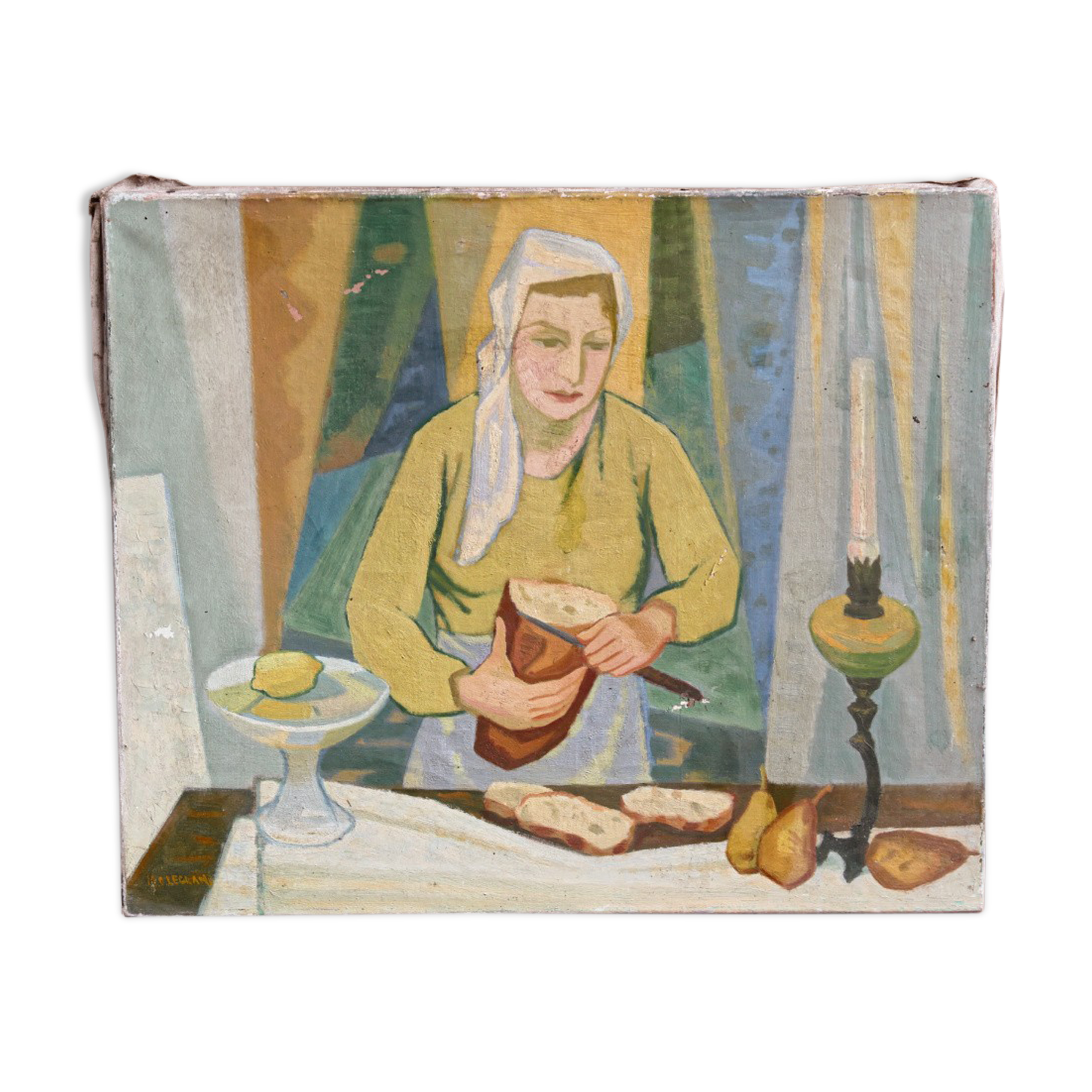 Oil on canvas, Marcel Oswald Legrand
