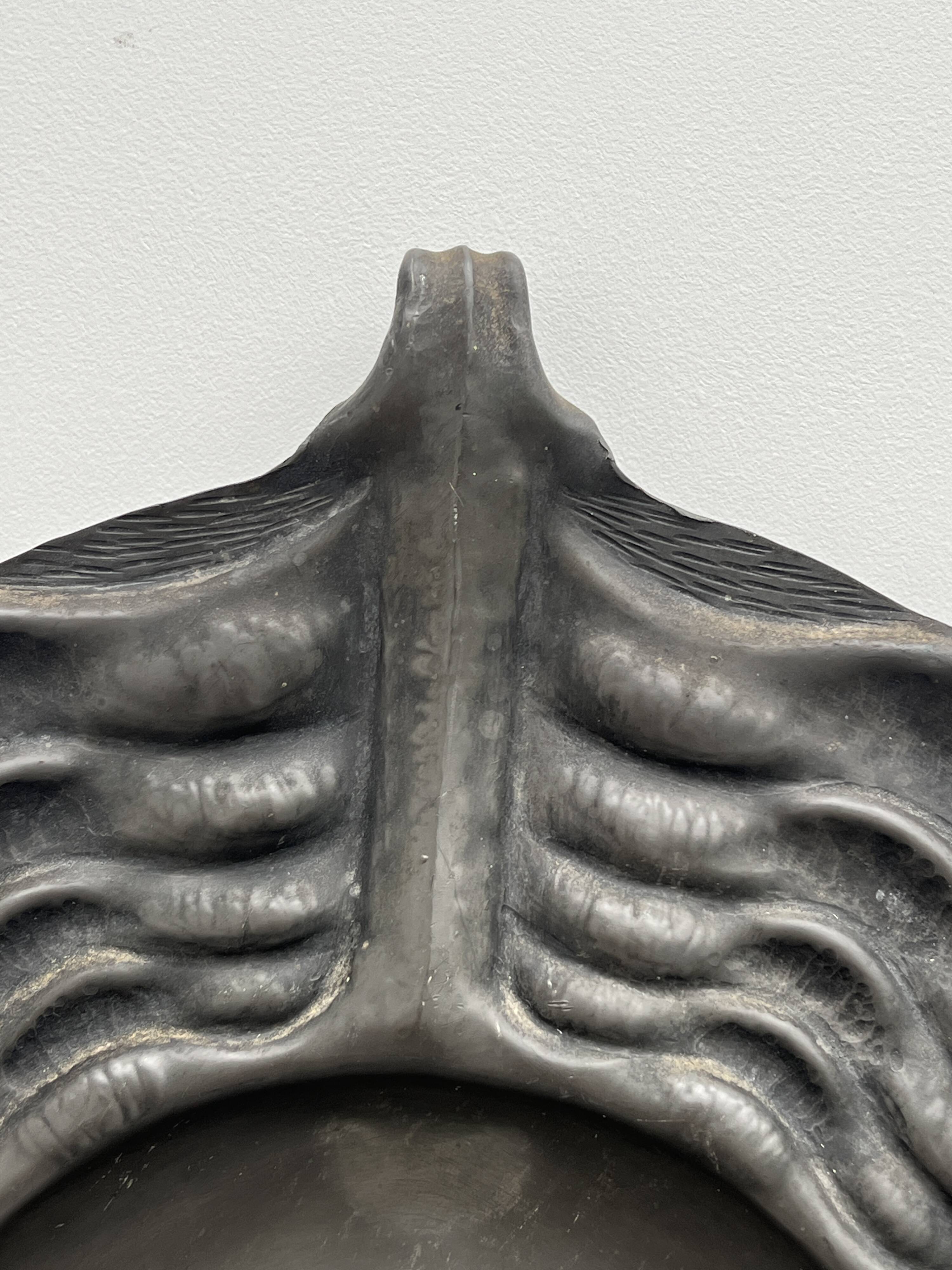 Repoussé Pewter Dish Alice & Eugène Chanal 1900/1925