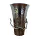 Struck metal vase
