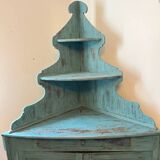 Patinated corner dresser