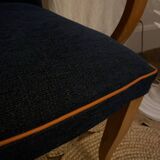 Pair of restored bridge chairs