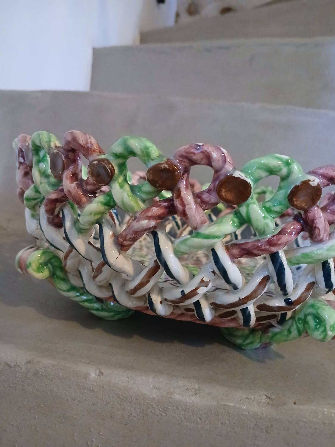 Vintage Spanish ceramic bowl