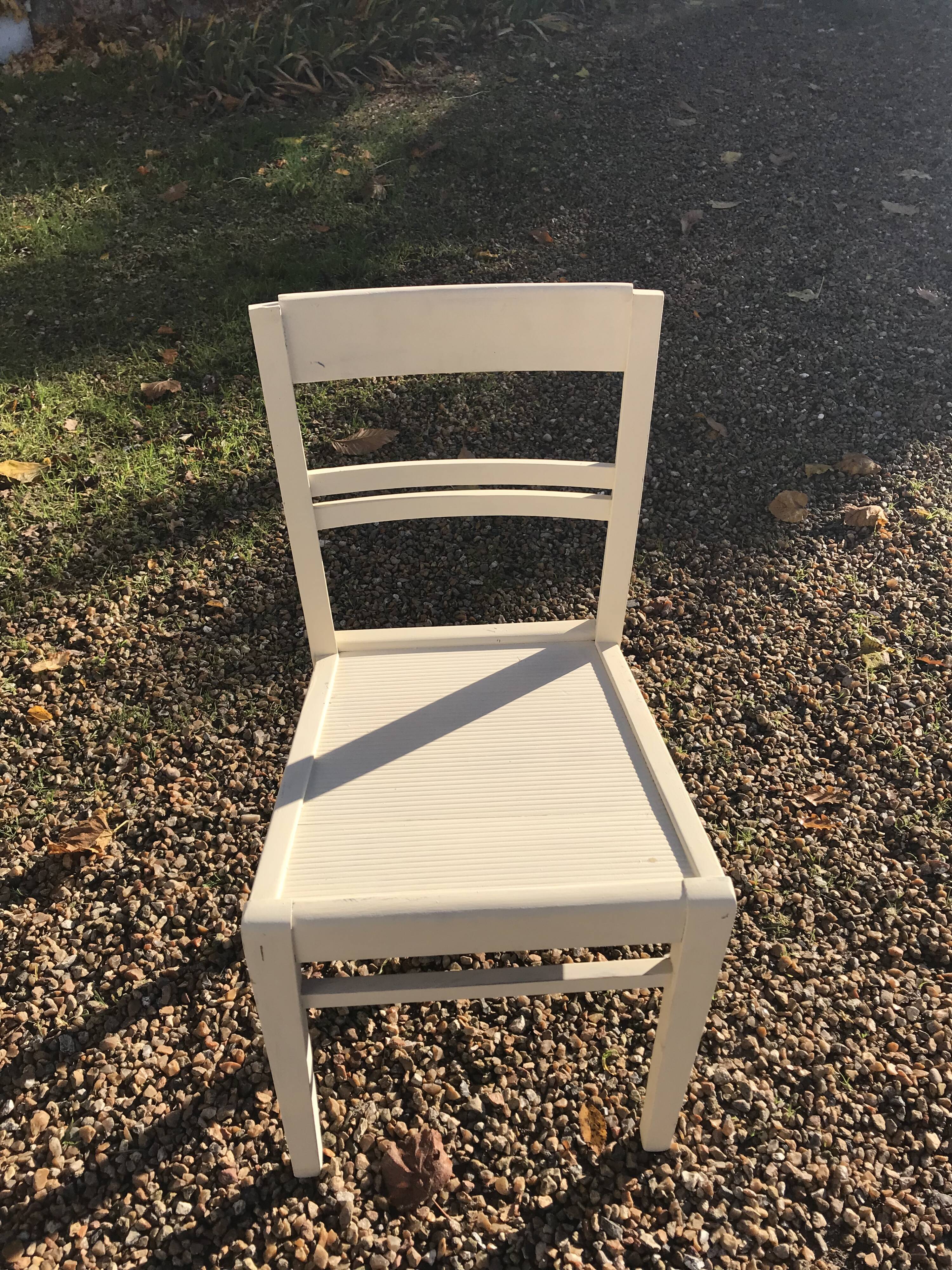 Set of mismatched chairs