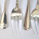 ST MEDARD set of 12 dessert forks with an antique style fillet Chinon 14.5 cm