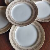 12 assiettes plates "Valence" Moulin des Loups Orchies