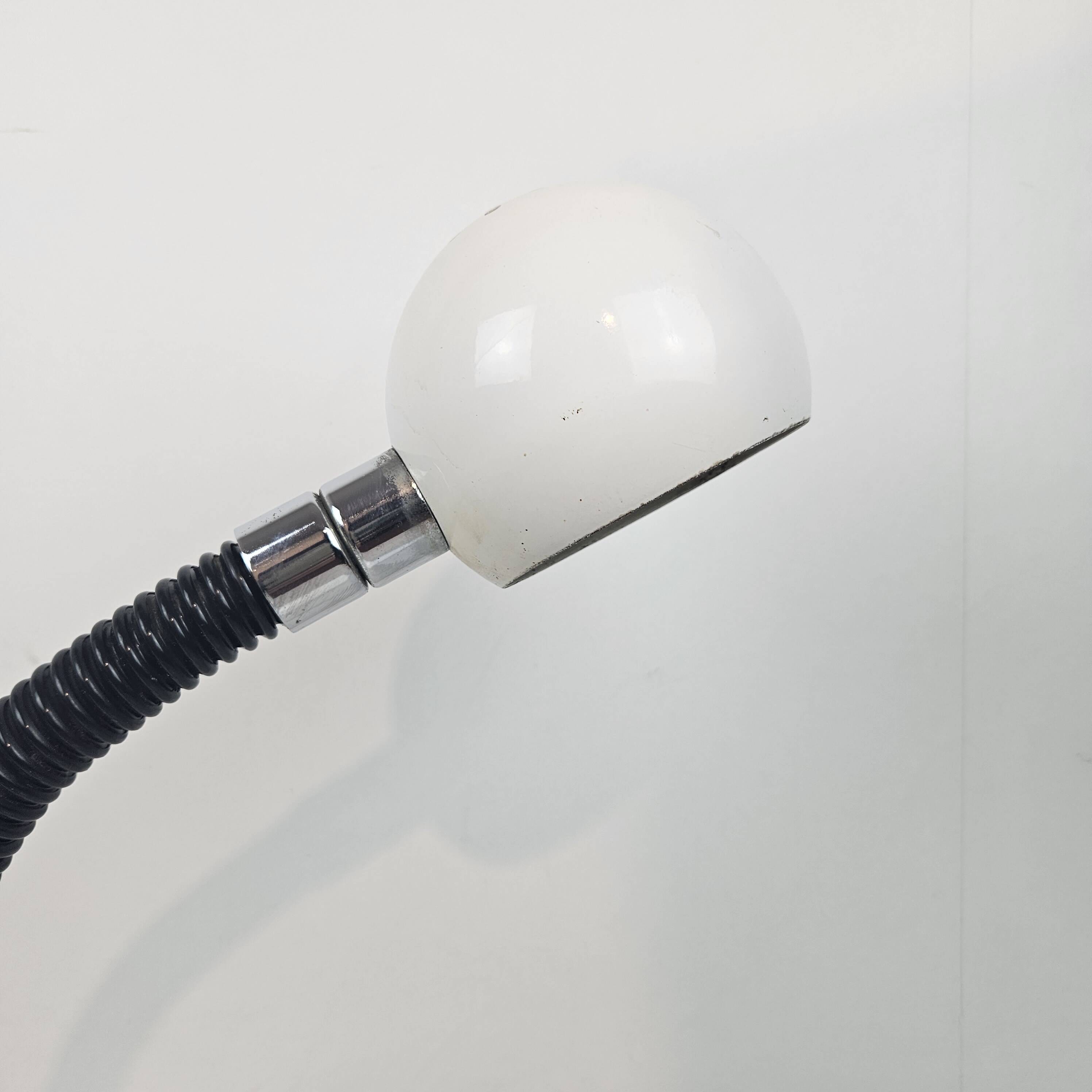Space Age "Eyeball" Desk Lamp with Flexible Gooseneck, 1970's