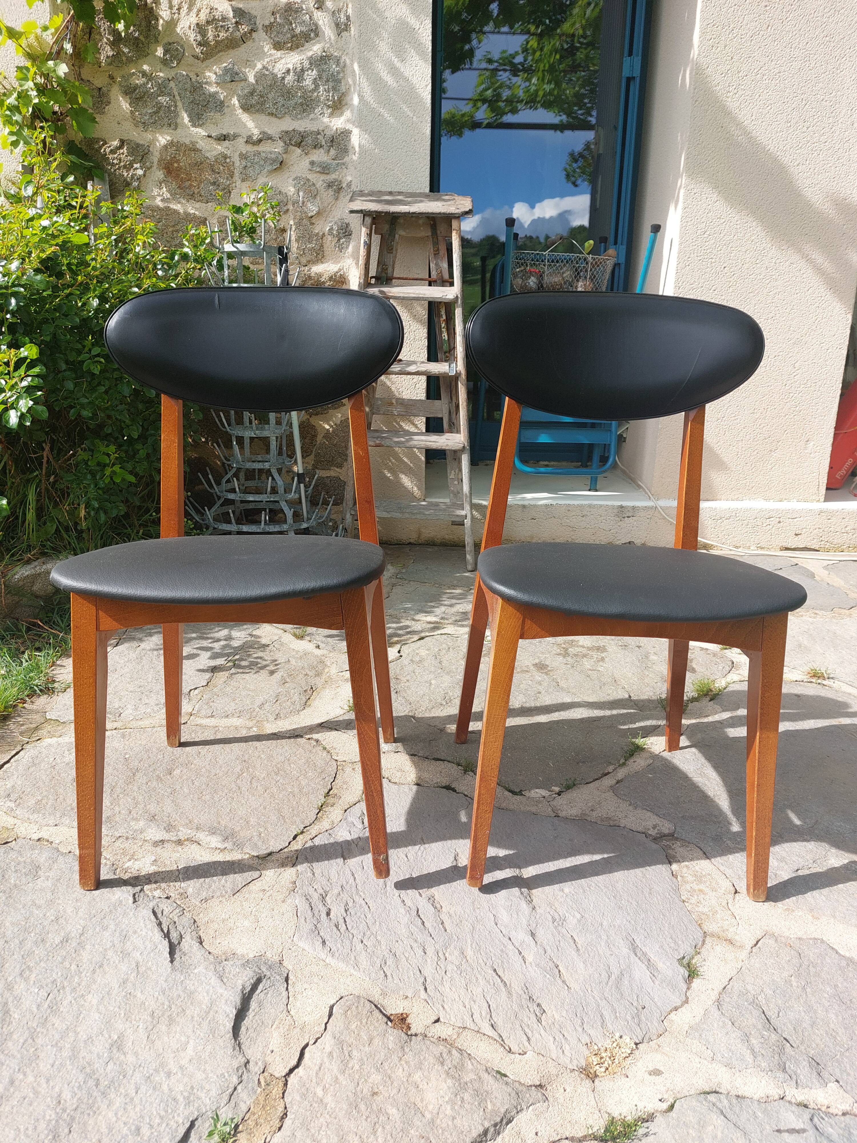 pair of Scandinavian chairs, unicorn style
