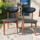 pair of Scandinavian chairs, unicorn style