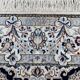 Tapis d'orient persan iran naïn signé habibian