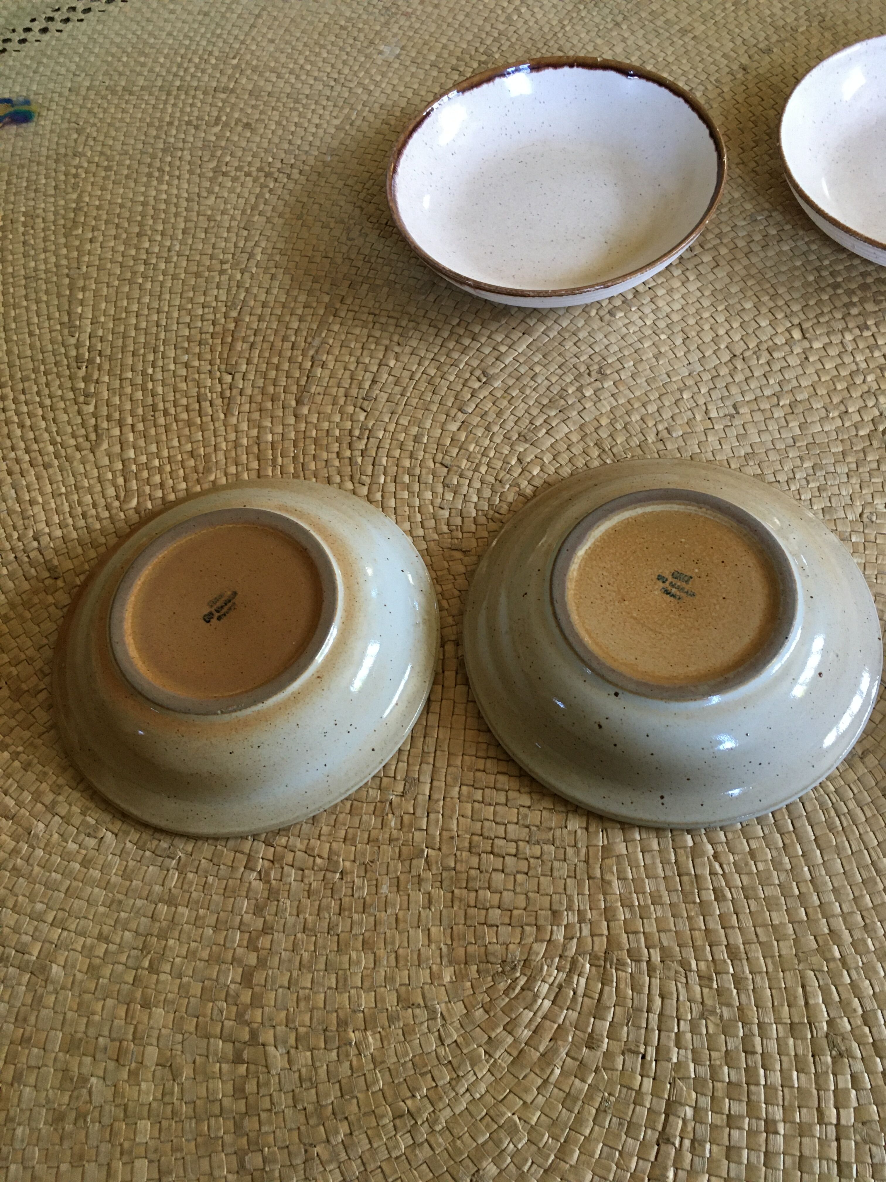 Lot of 5 soup plates