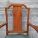 Art craft art nouveau armchair in oak and brass