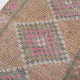 3x12 vintage oriental runner rug, 86x351cm