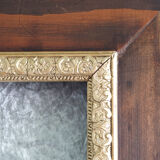 Wooden frame with golden stick baguette