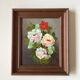 Oil painting "Roses", 1970